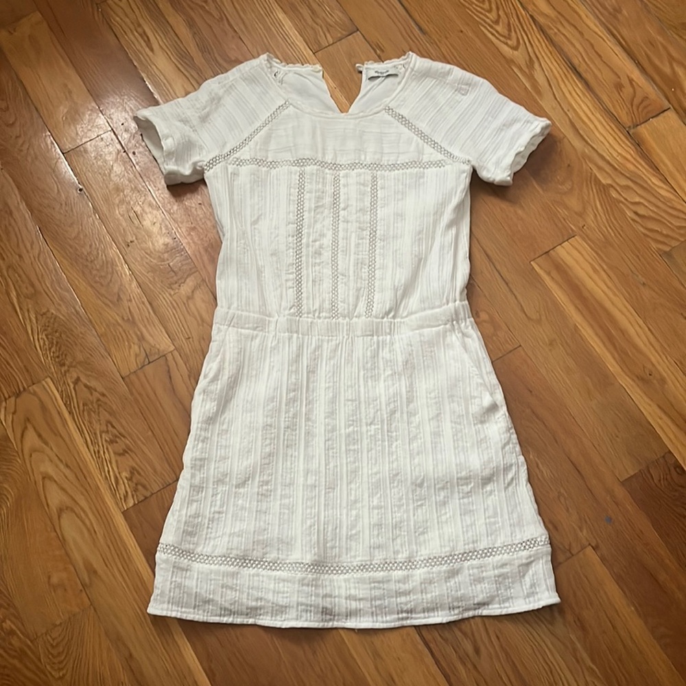 Madewell White Summerhouse Dress